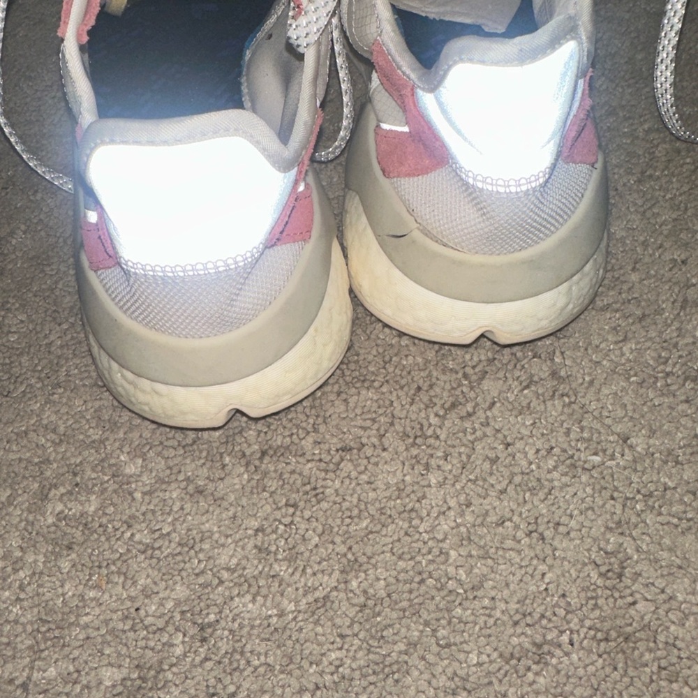 Adidas Women's Sneakers - Pink and Cream - Picture 3 of 9